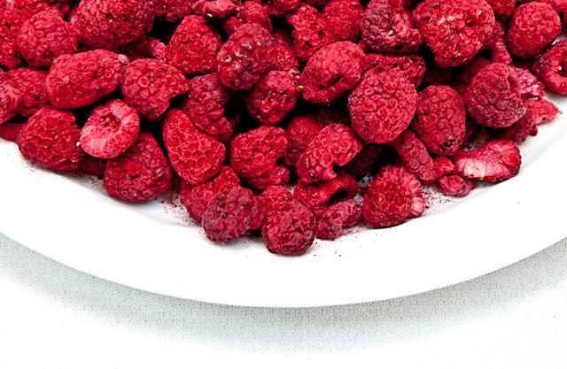 Freeze Dried Raspberries Bowl